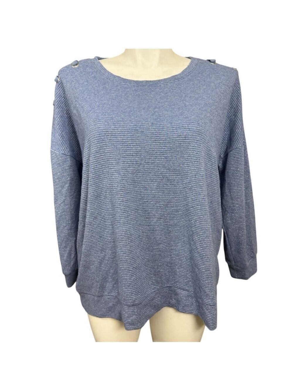 Sunday Blouse, 2X, Blue‎